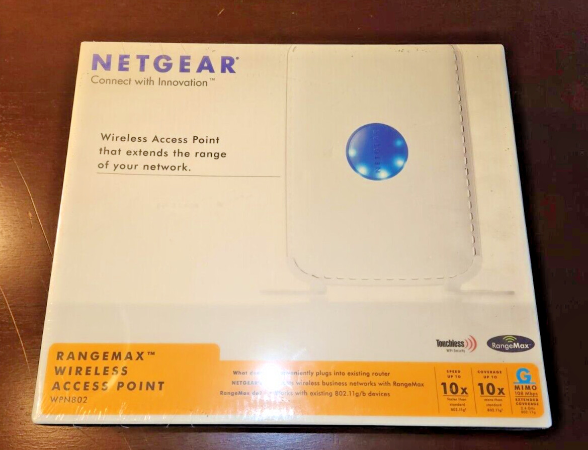 NETGEAR WPN802 RangeMax Wireless Access Point