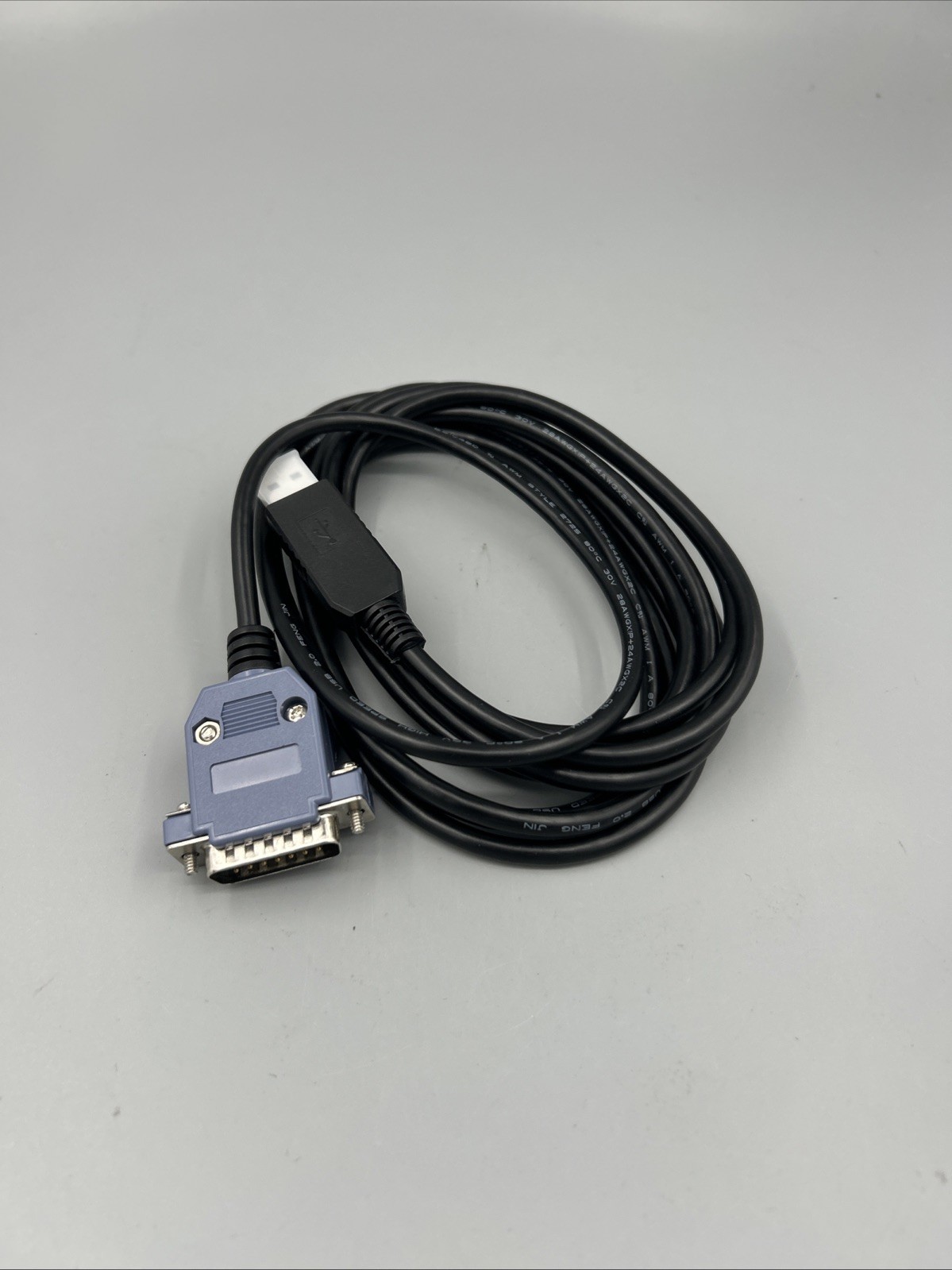 USB to DB15 Male 2 Row 15 Pin Serial Cable, 3 Meter RS232 Communication