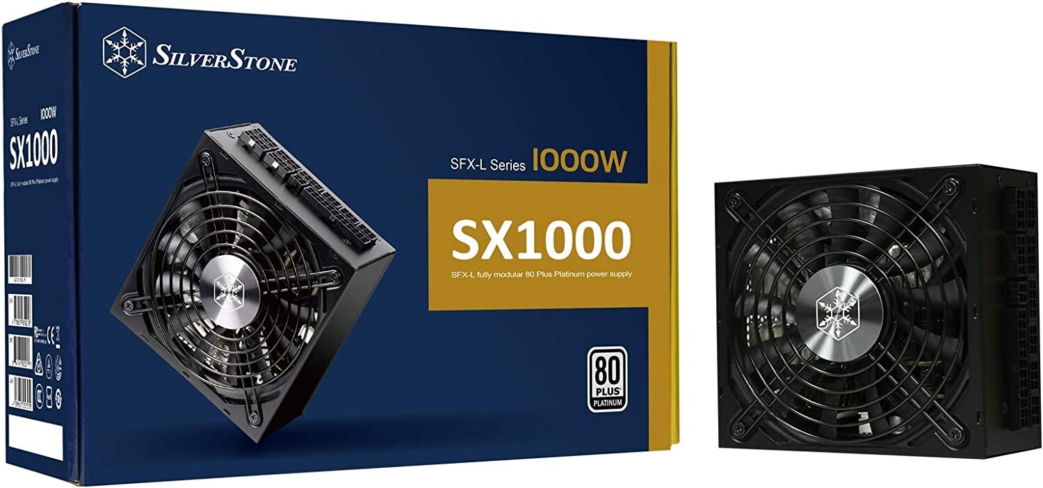 SilverStone Technology SX1000 Platinum, 80 Plus Platinum 1000W Fully Modular