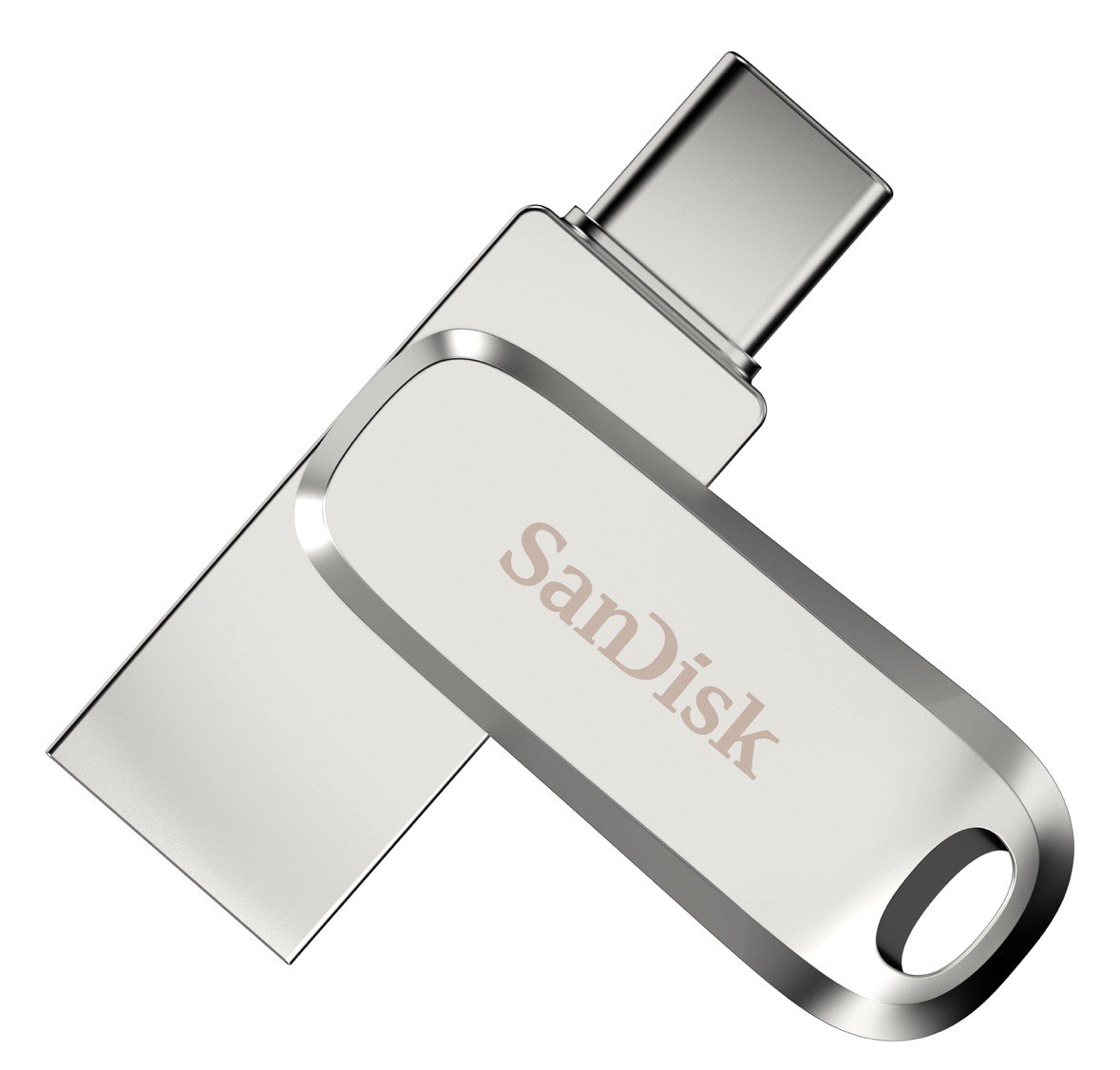 SanDisk 1TB Ultra Dual Drive Go USB Type-C Flash Drive, Silver - SDDDC3-1T00-A46