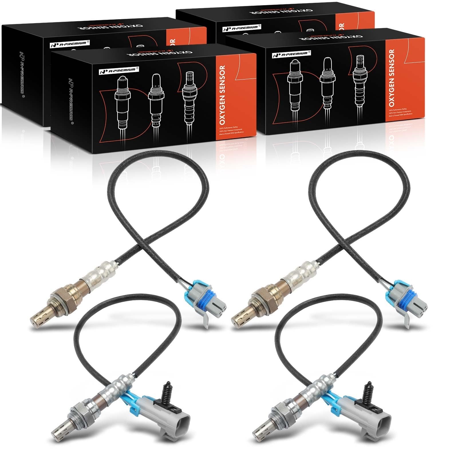 A-Premium Set of 4 O2 Oxygen Sensor (Upstream and Downstream) Compa... Fast Ship