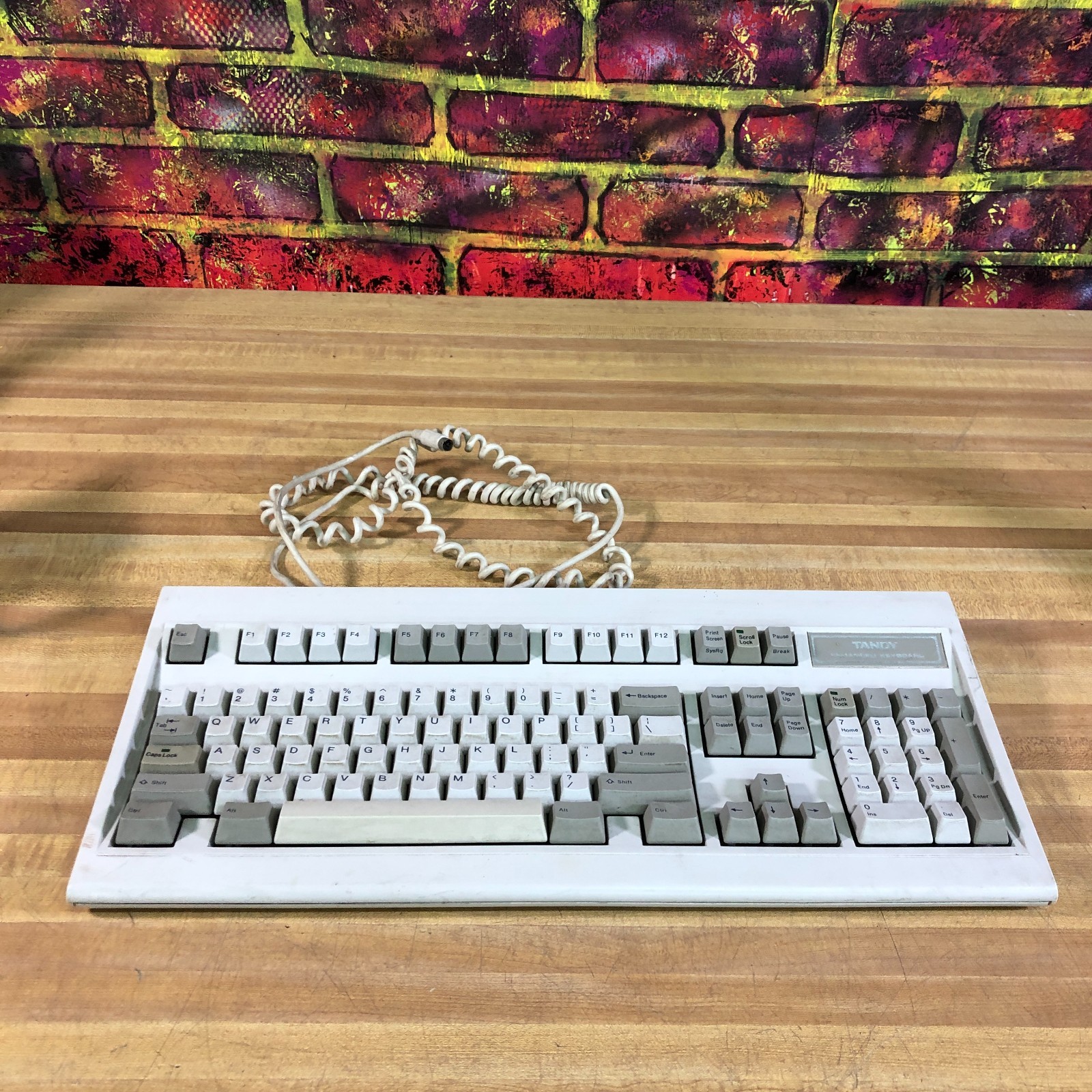 Vintage Tandy Enhanced Mechanical Computer Keyboard Radio Shack (WORKS)
