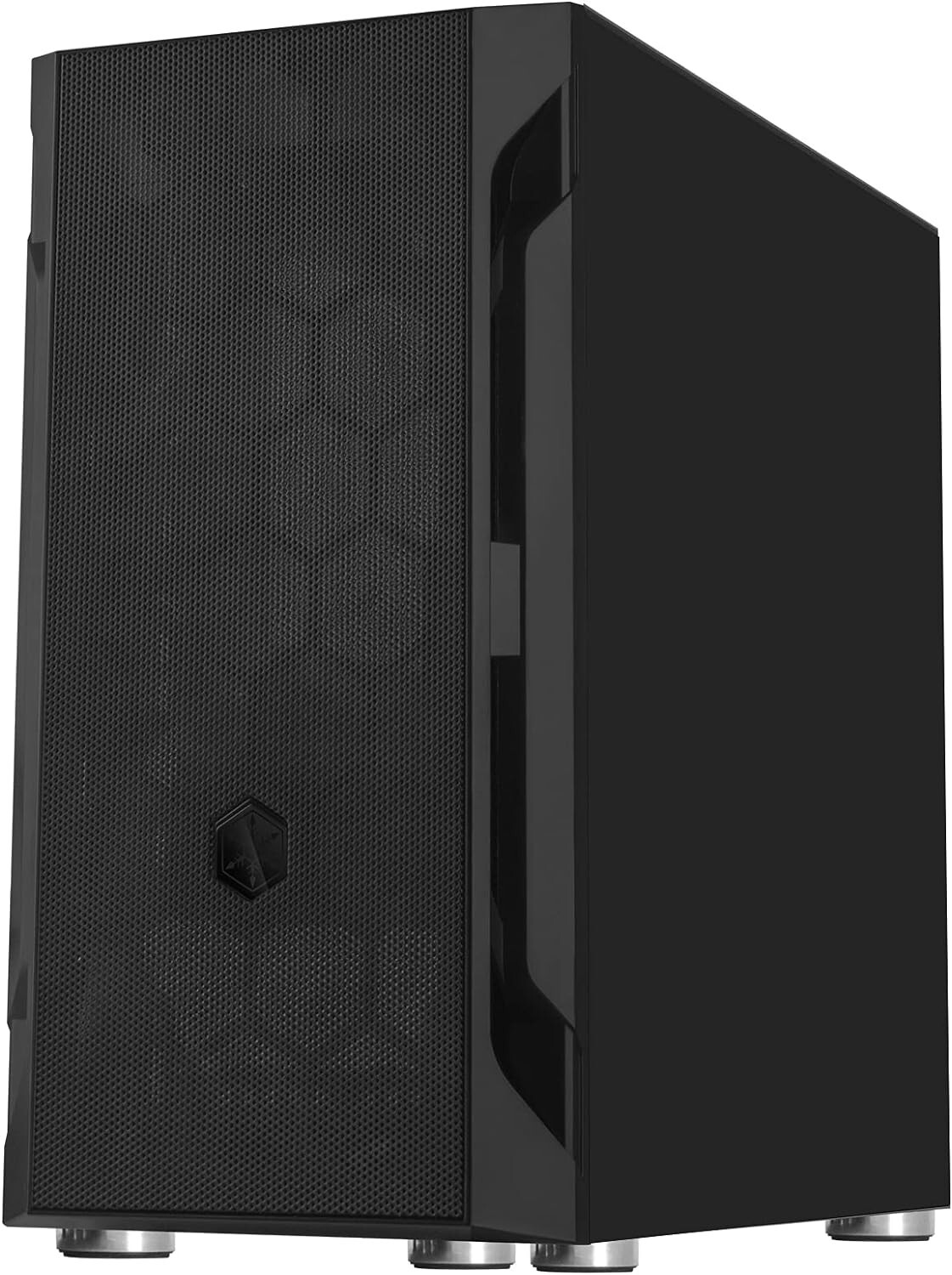 SilverStone Technology FAH1MB Solid Side Panel, Black, Mid-Tower Micro-ATX Case