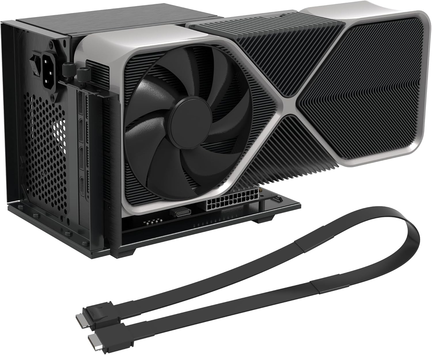 OCuLink eGPU Dock, PCIe 4.0 x4 64Gbps 19.7in SFF-8611 Cable 19.7 Inch