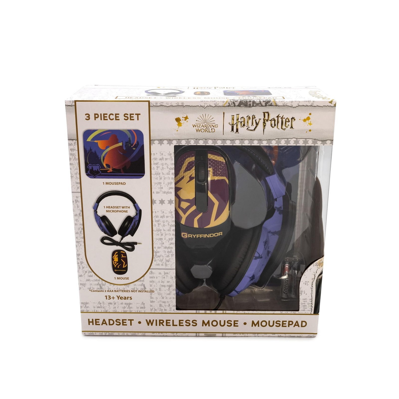Harry Potter Tech Bundle- Headphones, mouse and mouse pad