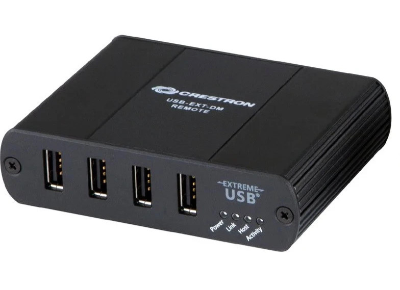 Crestron USB-EXT-DM REMOTE 4-Port USB Over Ethernet Extender - NEW