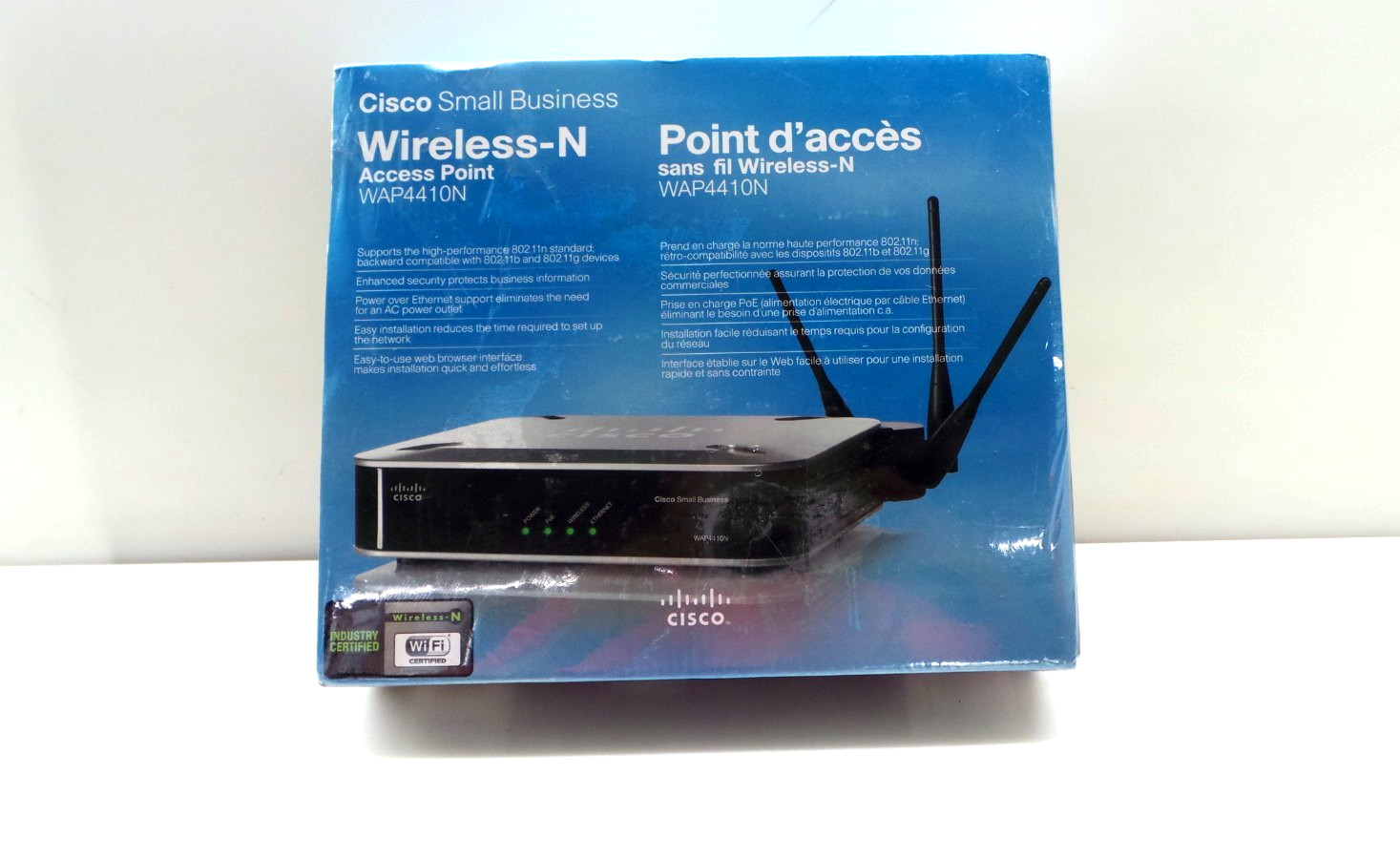 Cisco Small Business Wireless-N Access Point WAP4410N Factory Sealed