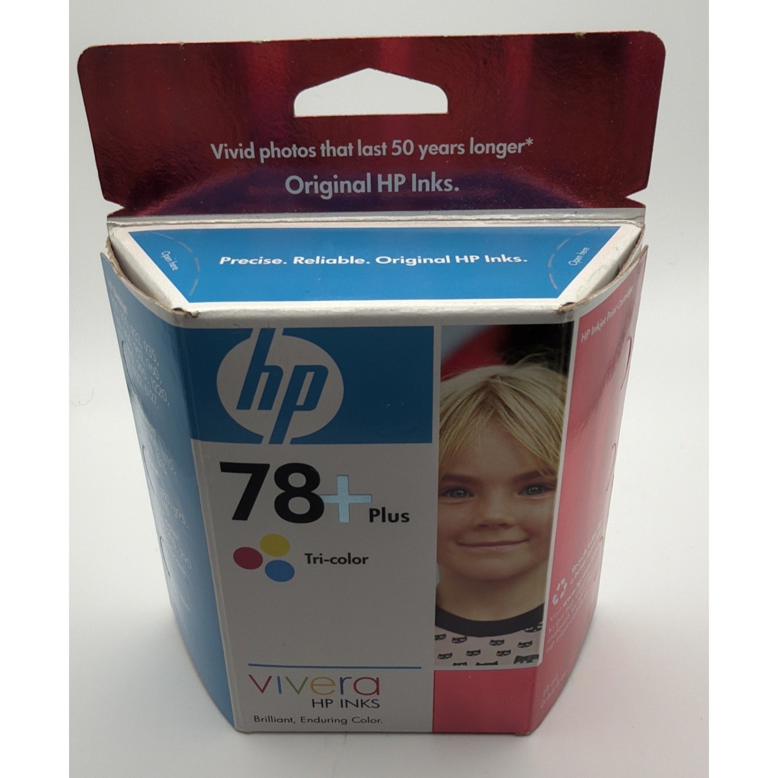 NOS Genuine OEM HP 78+Plus Tri-color Ink Cartridge New & Sealed Exp 2010