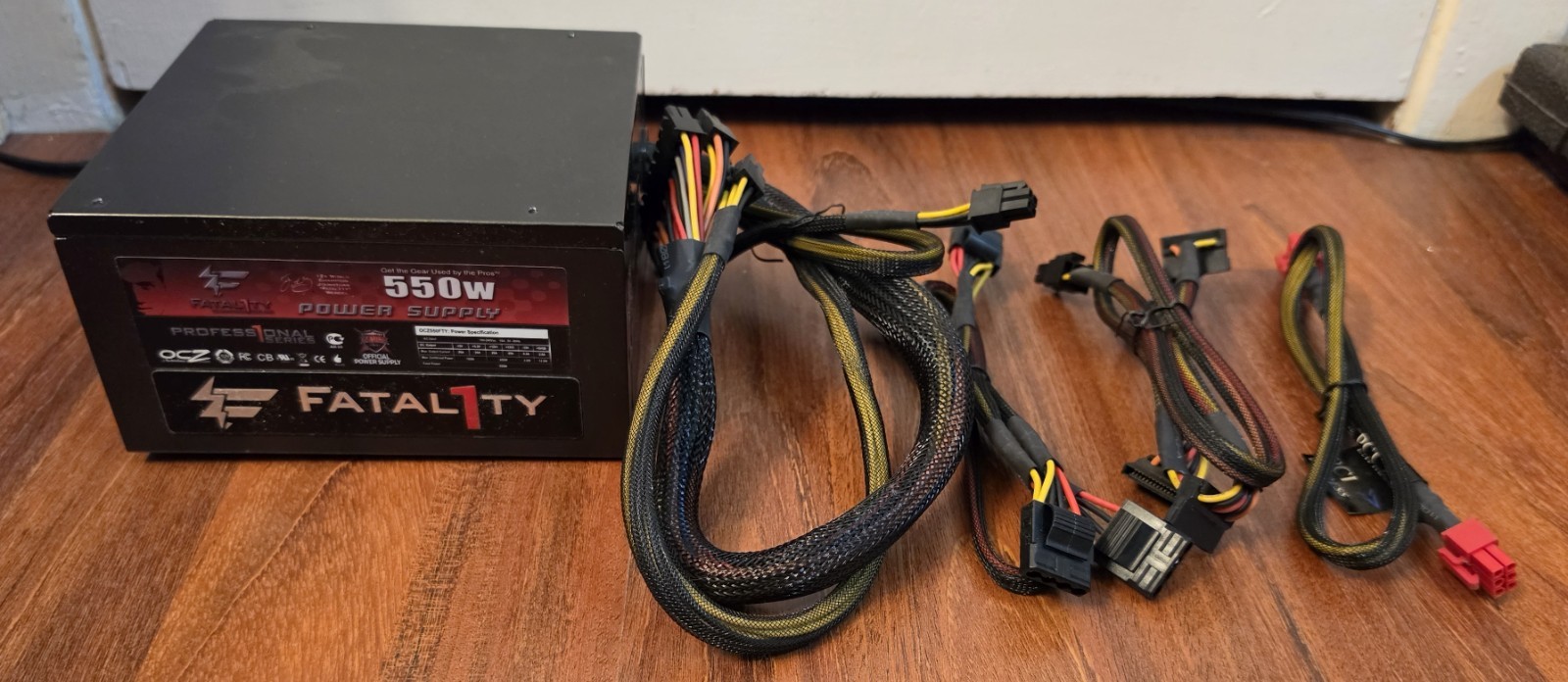 OCZ Fatal1ty 550W ATX PC Desktop Computer Power Supply Model Number: OCZ550FTY