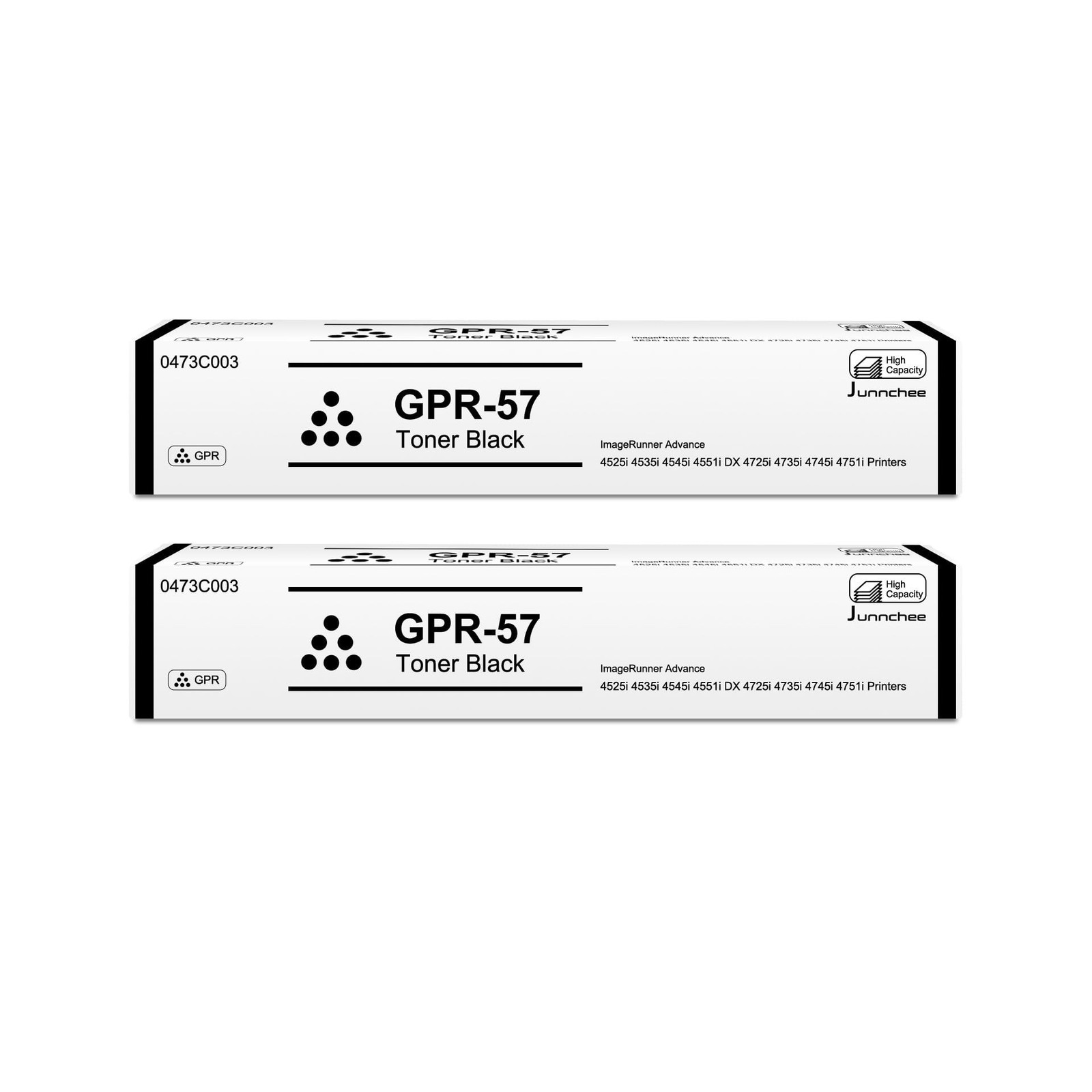GPR57 Black Toner Cartridge Replacement for Canon GPR-57 GPR57 0473C003 Toner...