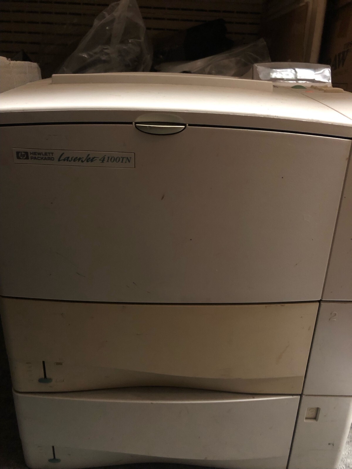 Working HP LaserJet 4100TN Workgroup Laser Vintage Printer