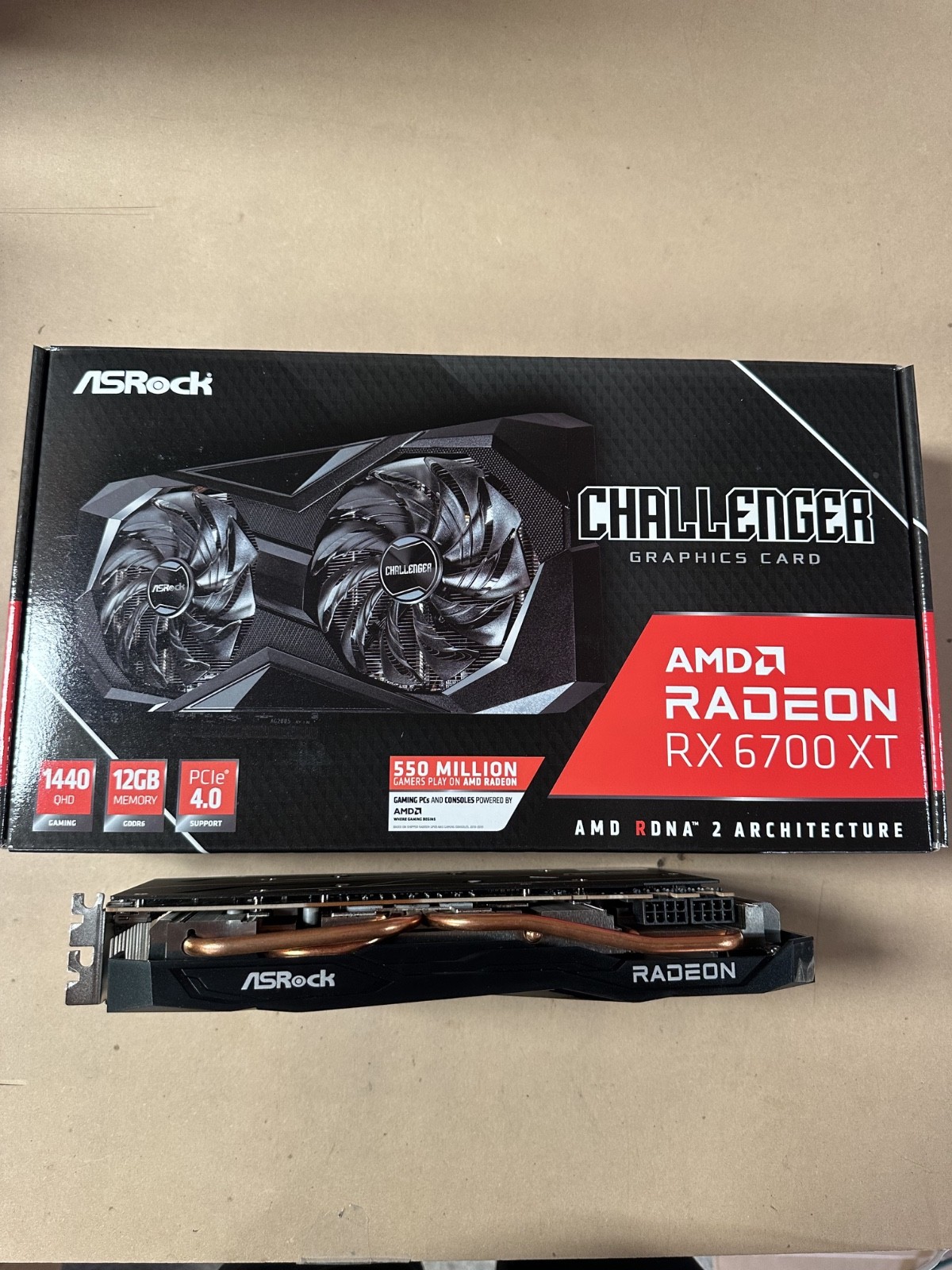 ASRock Radeon RX 6700 XT Challenger D 12GB GDDR6 Graphics Card