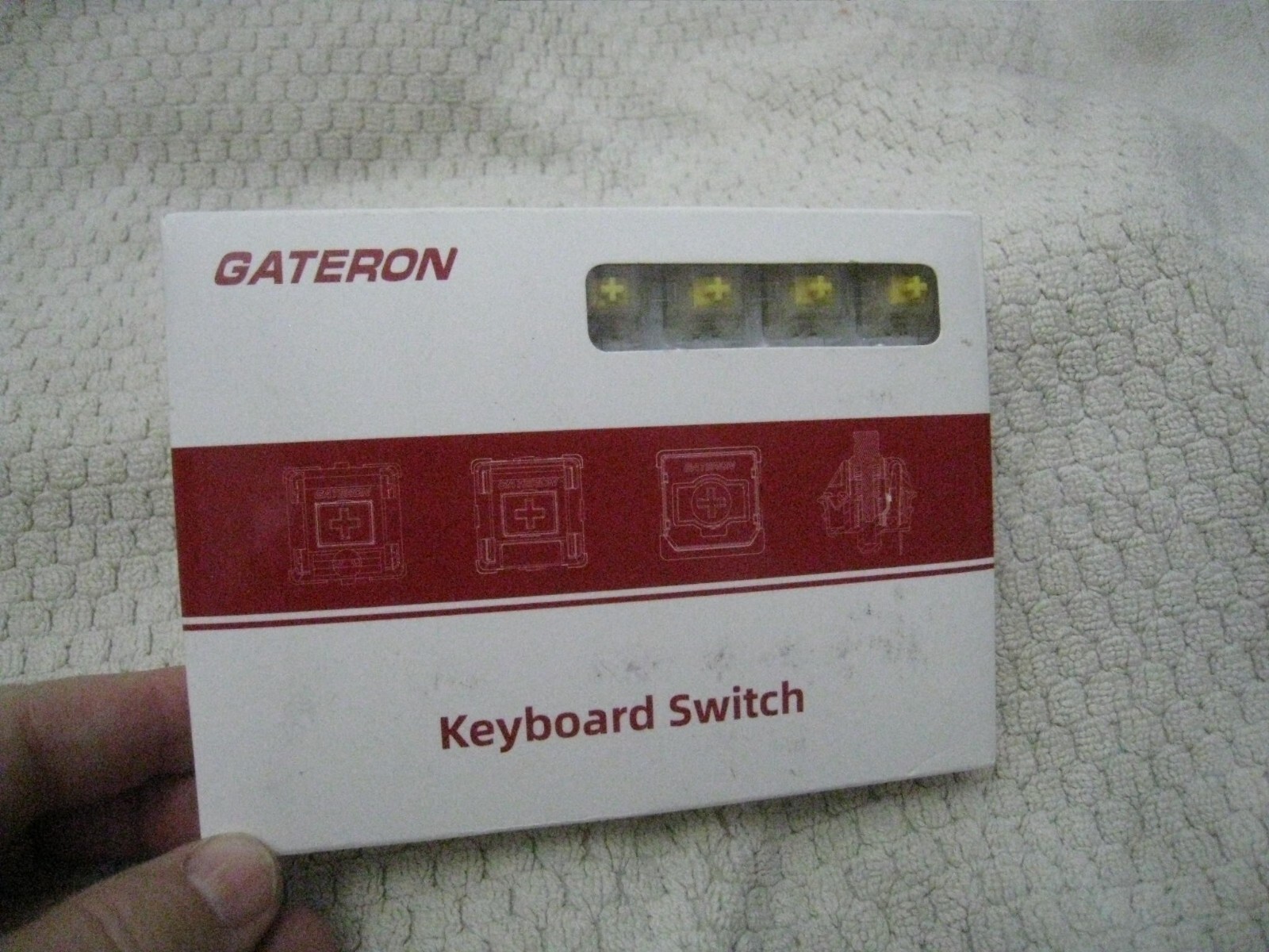 Gateron Milky Yellow Pro Linear Switches for Mechanical Keyboard Enthusiast x35
