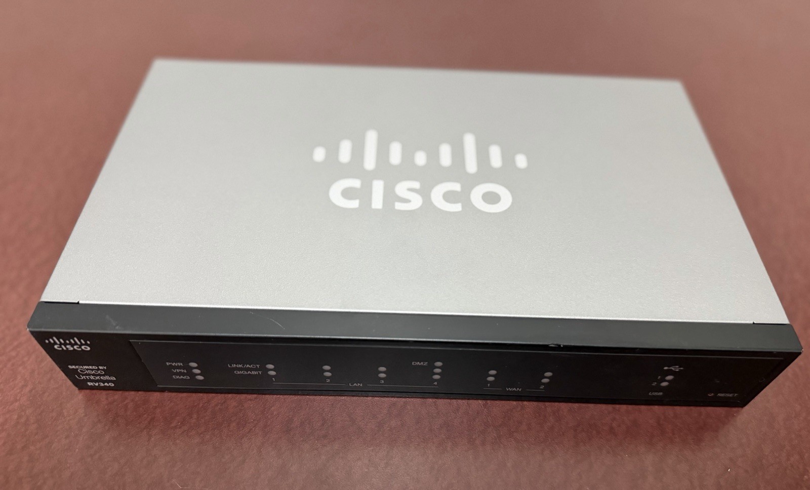 Cisco RV340-K9-NA Dual WAN Gigabit VPN Router 4-Port 1000Mbps