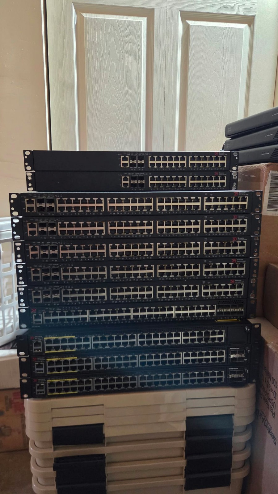 U Pick Working Brocade Layer 3 and Layer 2 Managed Network PoE Switches $0 Ship