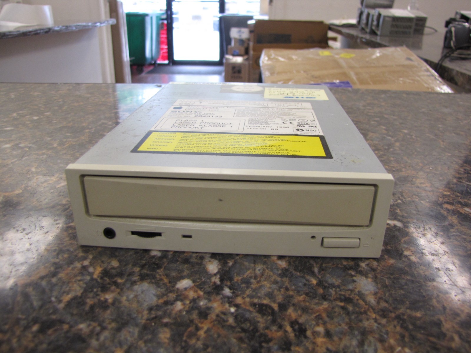 Vintage Apple CD 24X Sony CDU611-25 IDE CD-ROM Drive Beige 1997 -II48