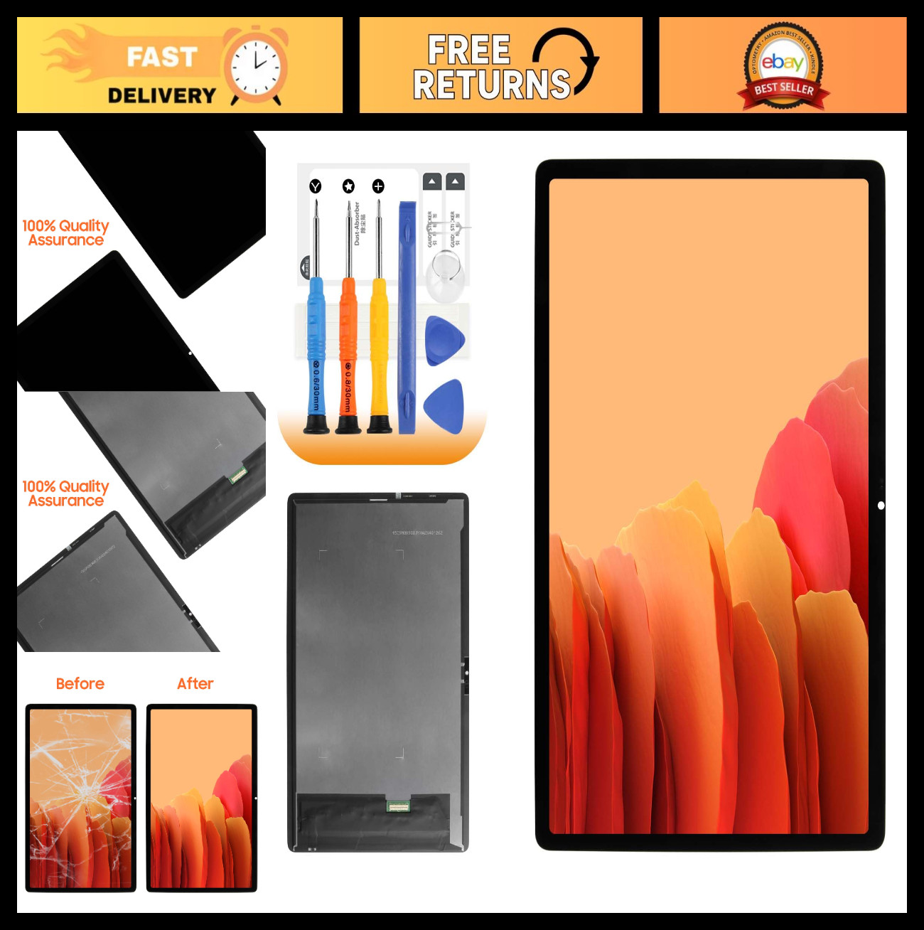 11.5" LCD Screen Replacement for Lenovo Tab P11 Gen 2 - Touch Digitizer Repair P