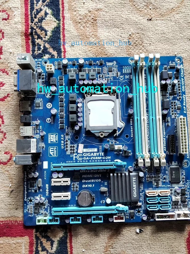 Gigabyte GA-Z68M-D2H Motherboard LGA 1155 DDR3 Intel Z68 Express