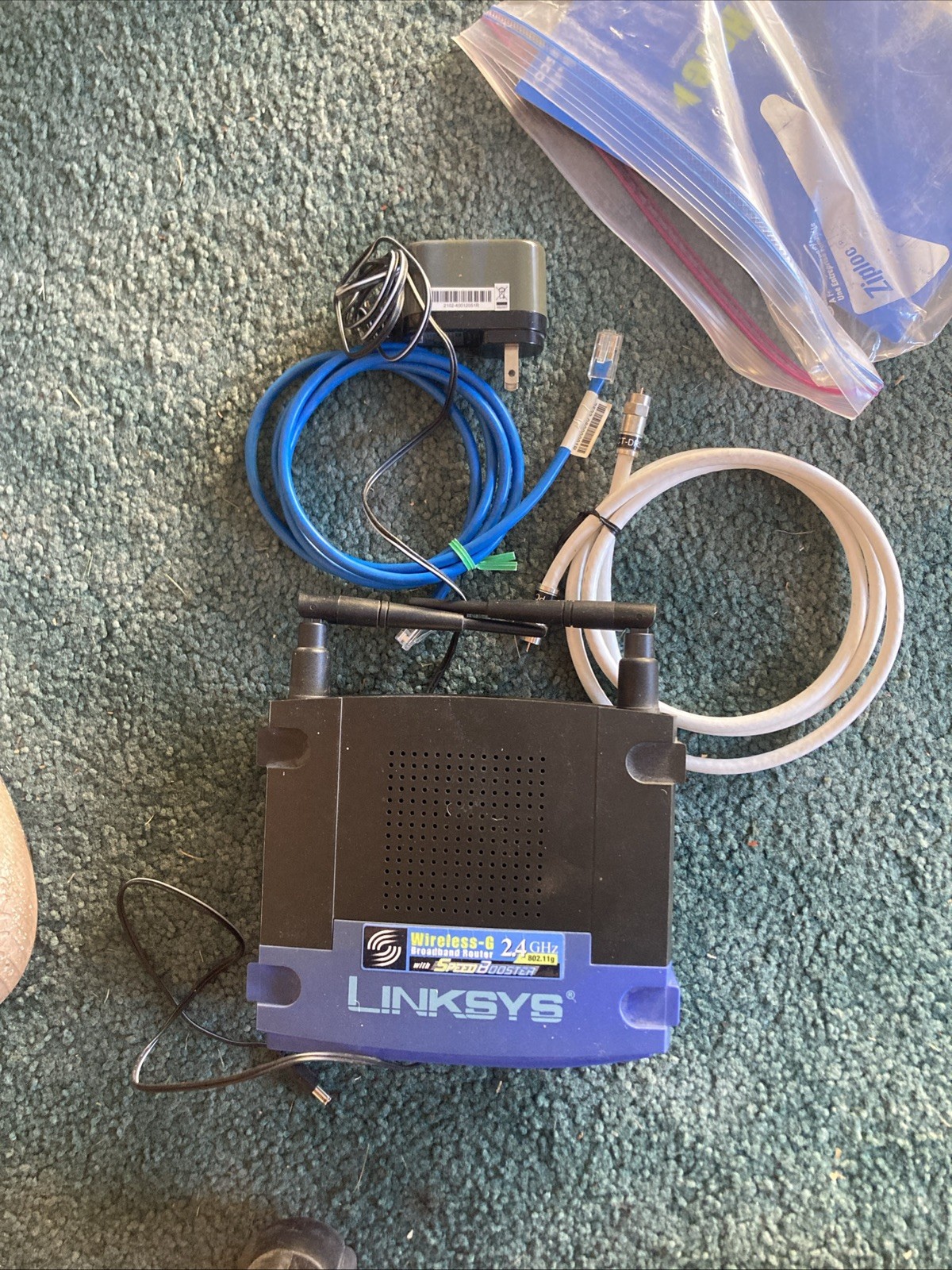 Linksys WRT54G v5 Wireless-G Bundle  Router 2.4GHz 54Mbps w/ Power Adapter 