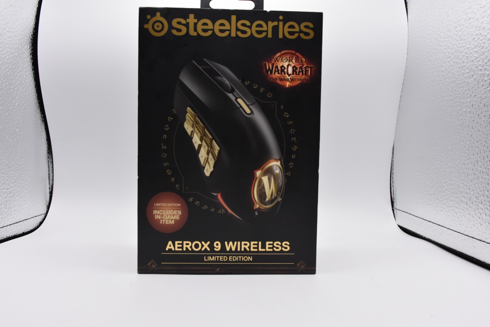 SteelSeries Aerox 9 Wireless WoW Limited Edition MMO Mouse - No Dongle