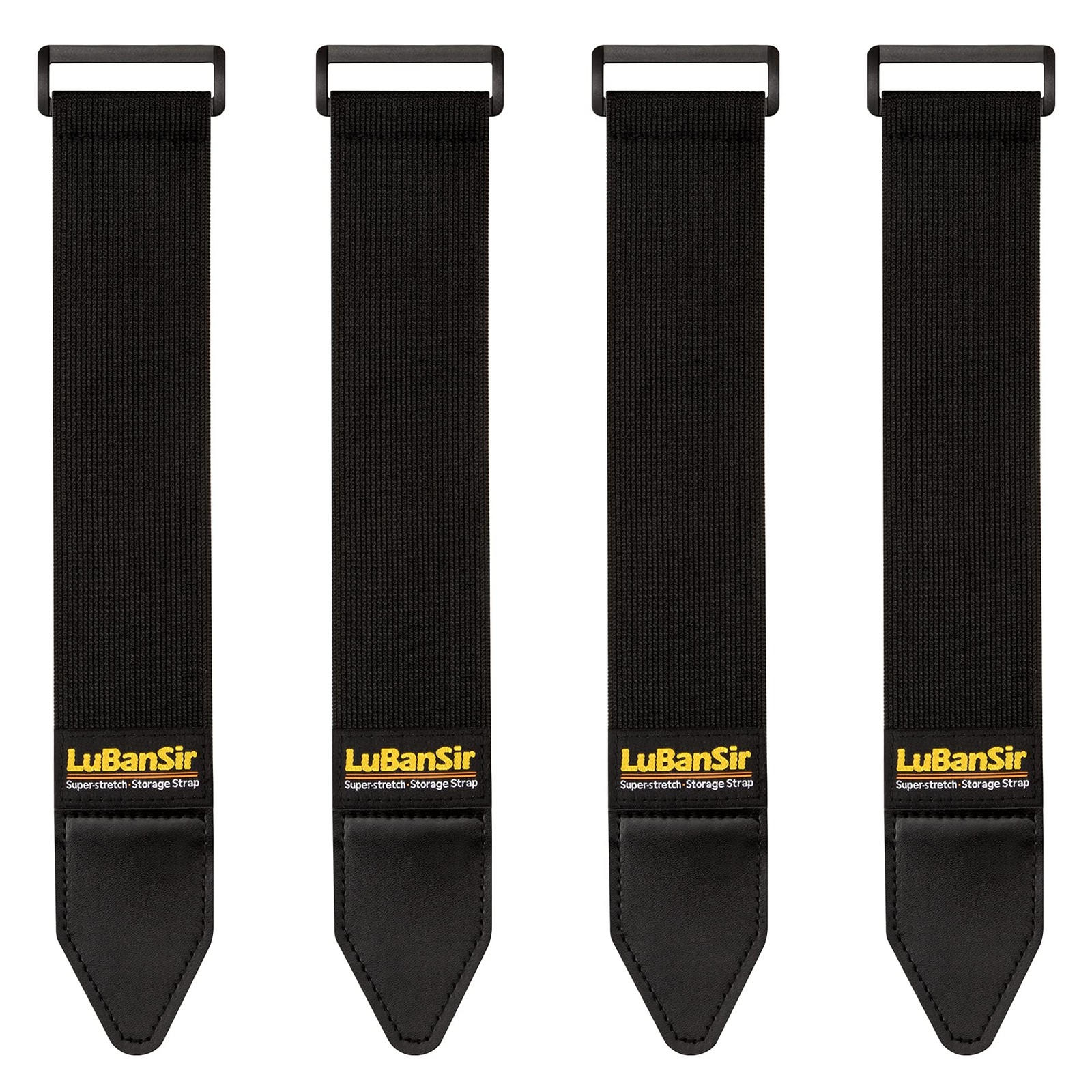 Cinch Straps, 2" x 24" (4 Pack) Elastic Hook and Loop Storage Strap for Extensio