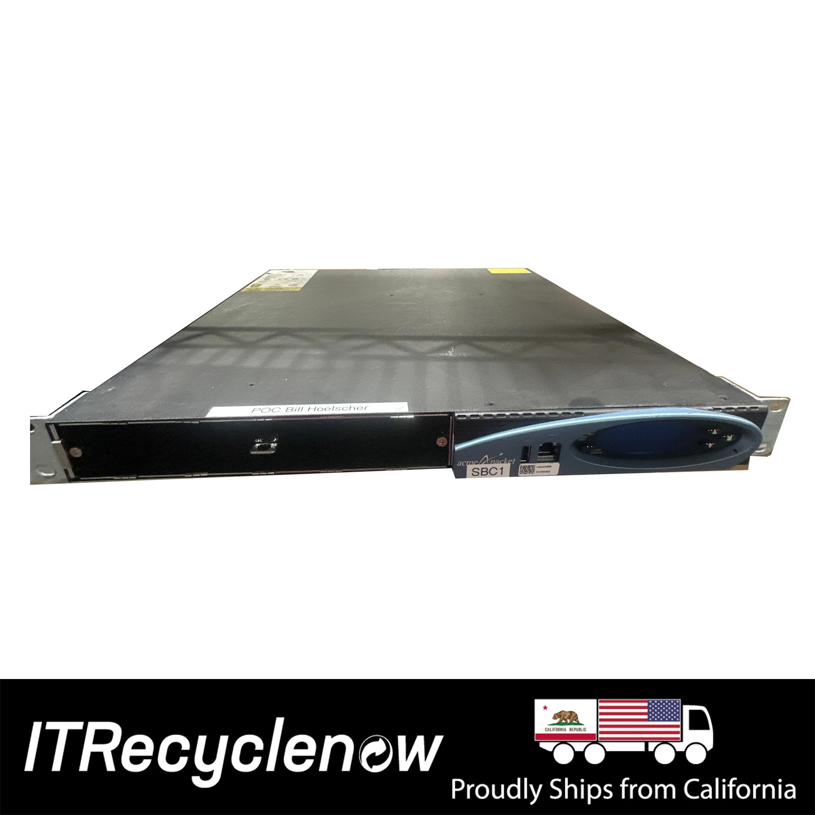 Oracle Acme Packet 4500 SBC / Session Border Controller – Missing Faceplate, 1U