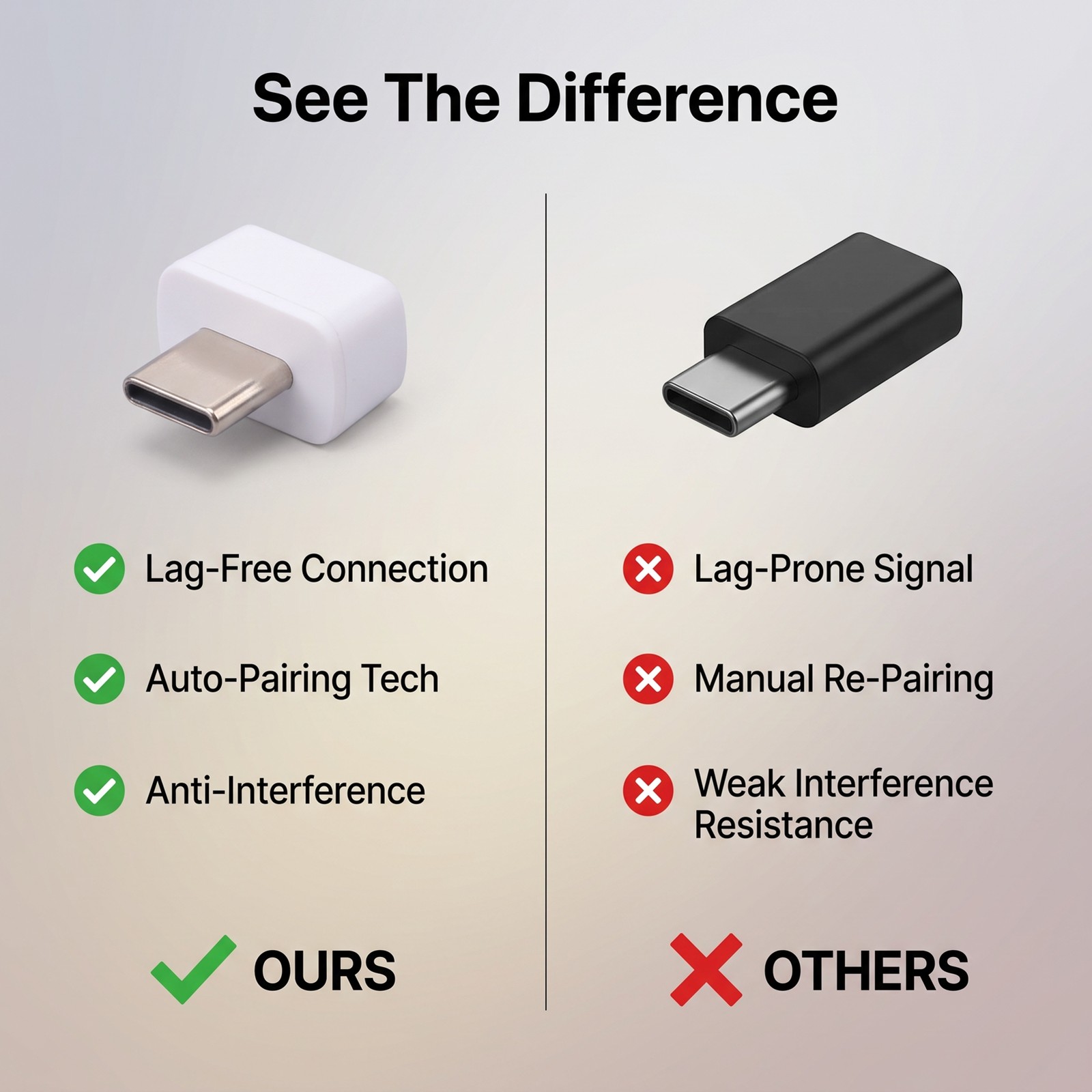 USB C Wireless Mouse Receiver Fit For PRO X SUPERLIGHT Wireless AFWD