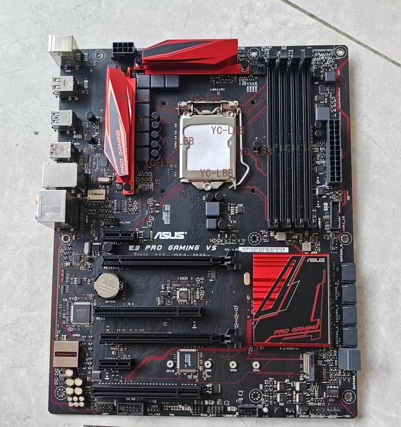 For Asus E3 PRO GAMING V5 Motherboard LGA 1151 DDR4 ATX Mainboard