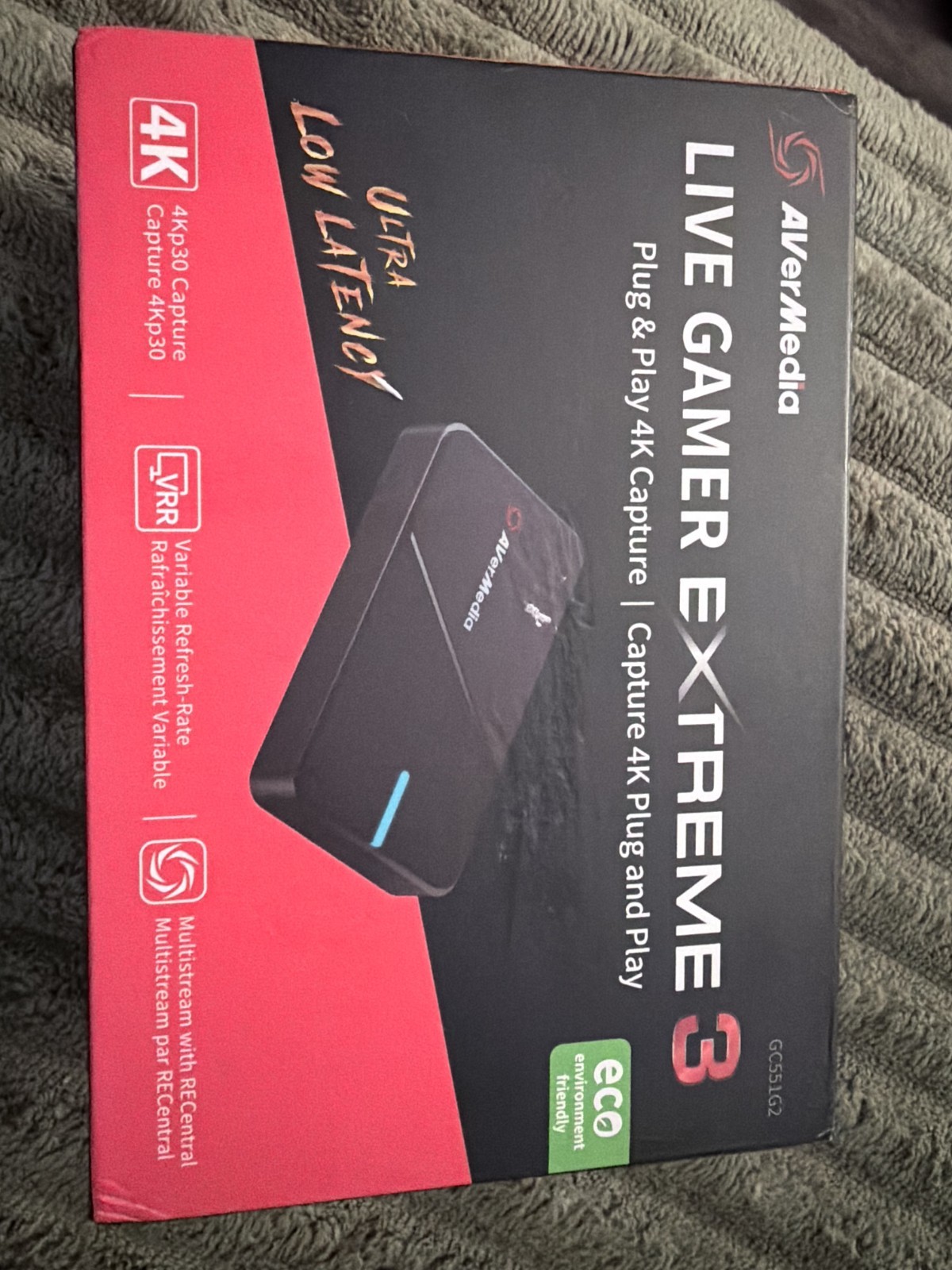 AVerMedia Live Gamer Extreme 3 GC551G2 Game Capture Good Condition Used