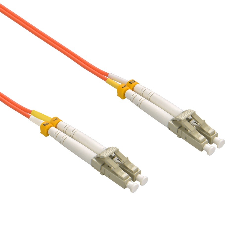 8m LC/UPC-LC/UPC OM1 Multimode Duplex OFNR 2.0mm Fiber Optic Patch Cable