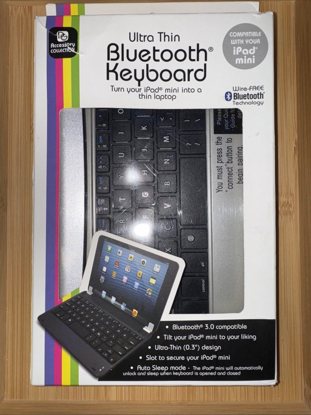 Digital Gadgets Ultra Thin Bluetooth Keyboard For iPad Mini  Open Box