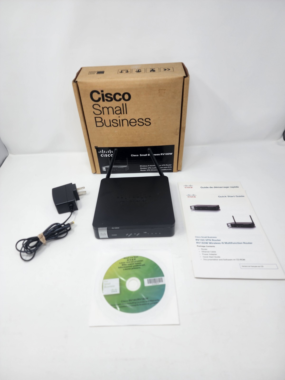 Cisco RV180W 800 Mbps 4-Port Gigabit Wireless N Router (RV180W-A-K9-NA)