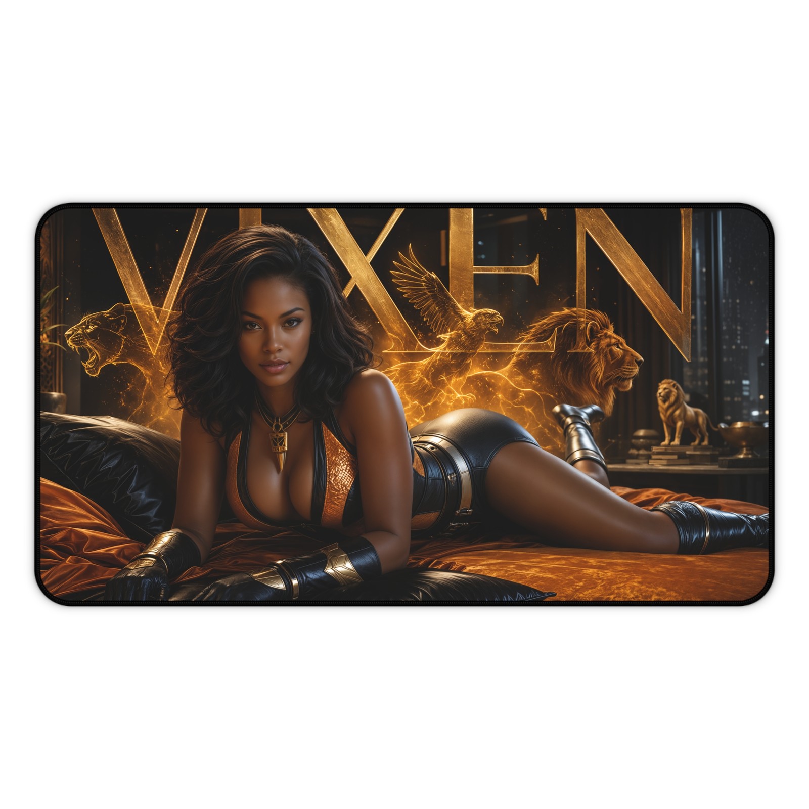 Vixen Mouse Pad, DC Comics XXL Gaming Desk Mat, Superheroine Pad