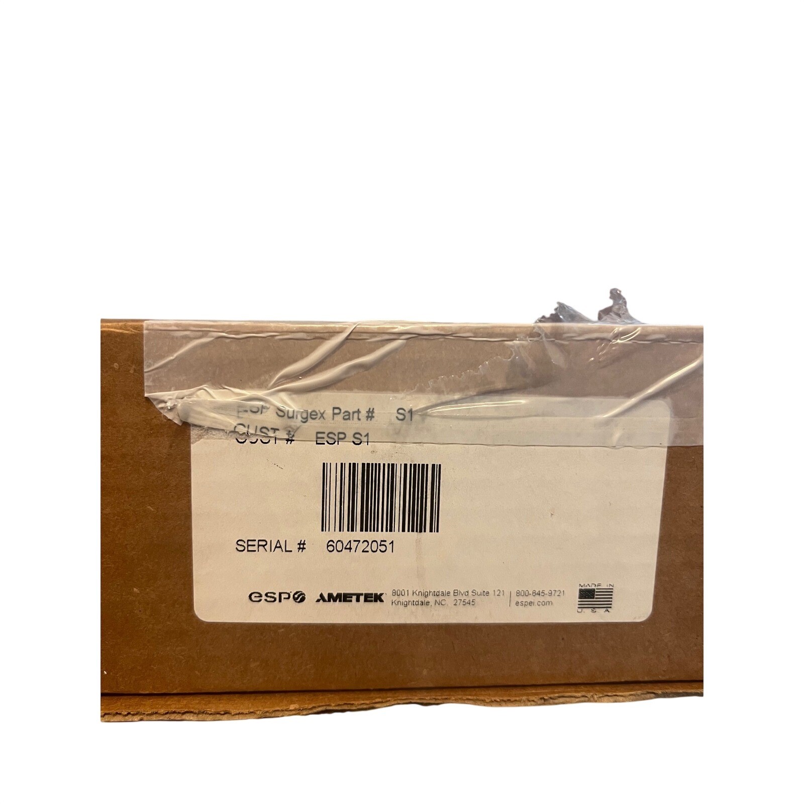 ESP Ametek S1 SurgeX Electronic Systems Protection 120V 15A Surge Protector SPD