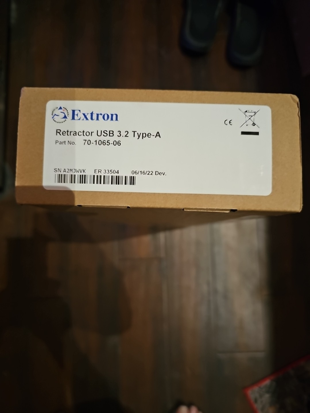 NEW Extron 70-1065-06 Retractor USB 3.2 Type-A to USB Type-B, 3'/90cm