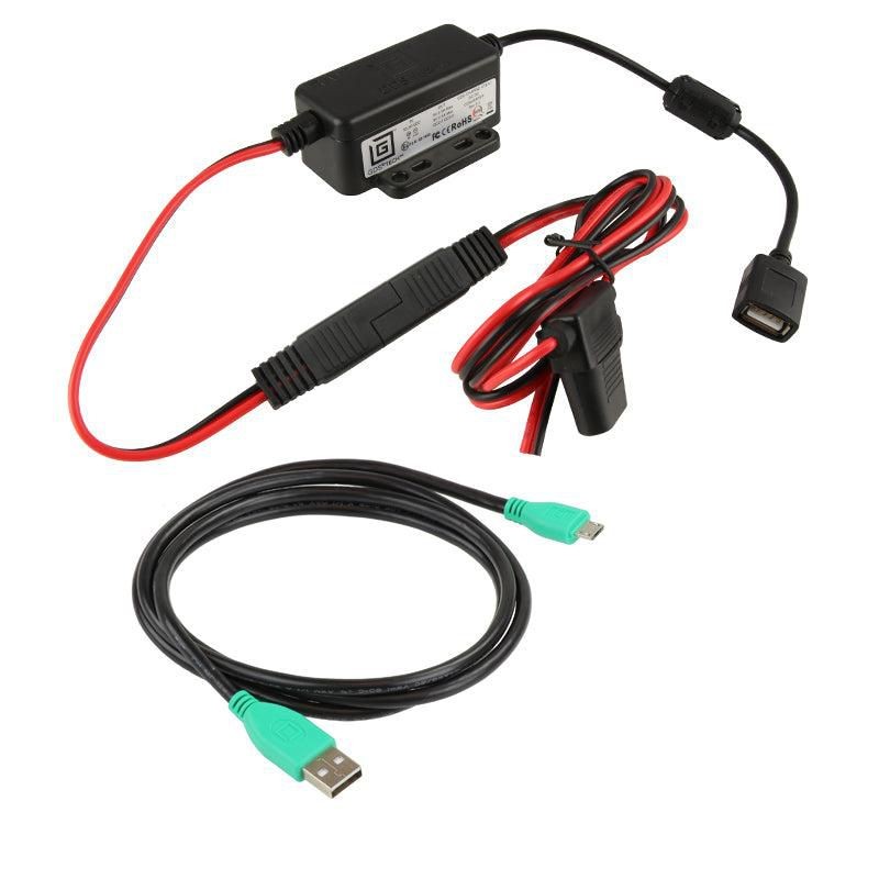 RAM Mounts RAM-GDS-CHARGE-MUSB-V7B1U GDS MODULAR HARDWIRED CAR CHARGER WITH ~E~