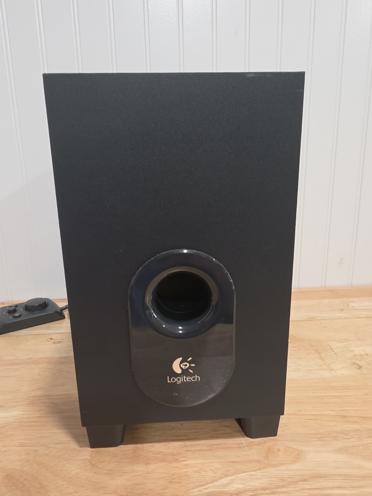 Logitech X-540 5.1 Powered Subwoofer w/ Wired Control Pod Tested Working