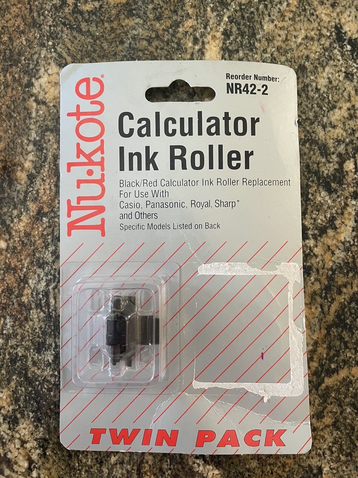 Nu- Kote Calculator Unk Roller NR42-2 Black Replacement - One Only