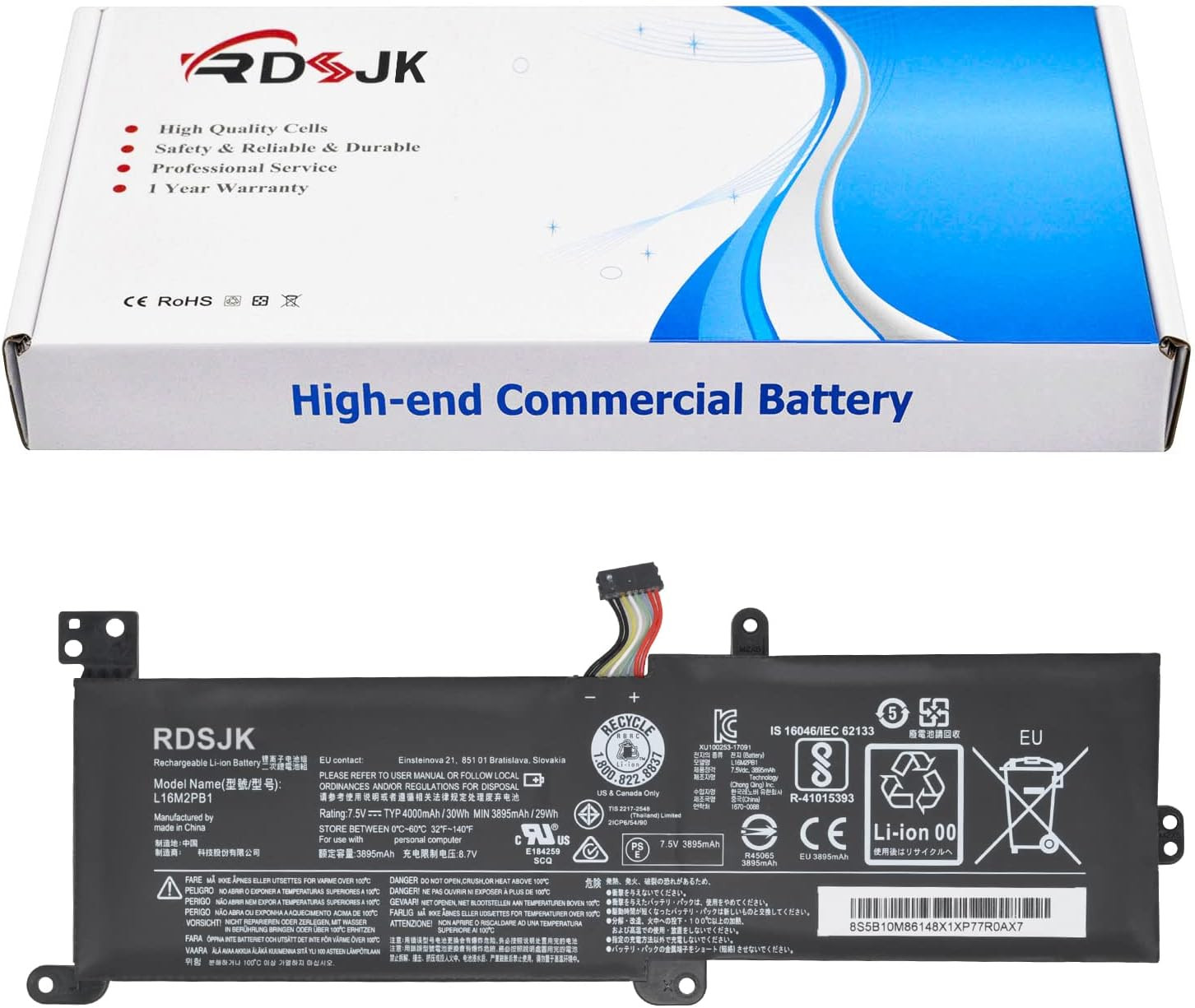 L16M2PB1 L16L2PB2 L16L2PB3 L16C2PB2 L16M2PB2 L16S2PB2 Laptop Battery for Lenovo 
