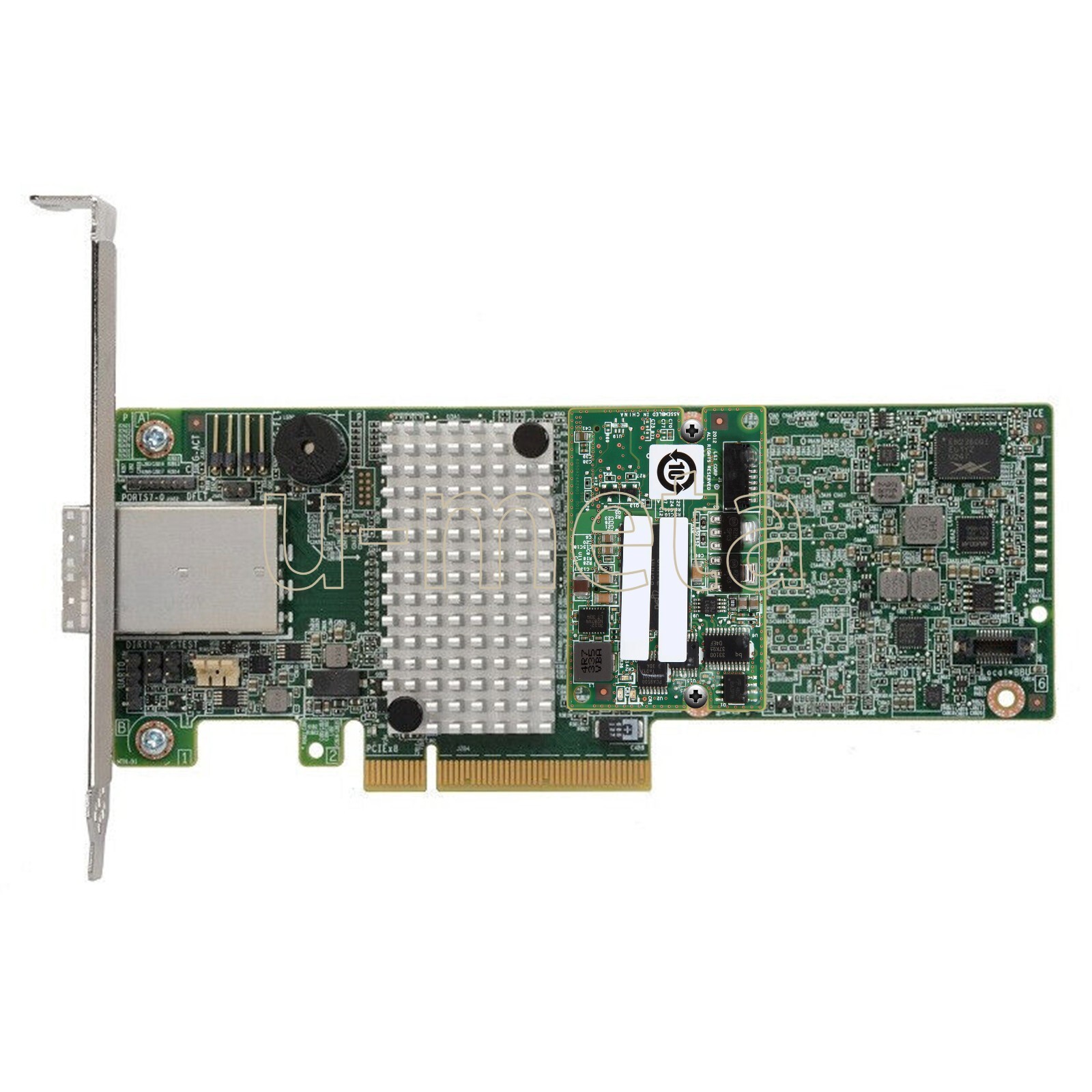 Intel RS3SC008 12Gb/s 8 Ports PCIe 3.0x8 1GB Cache Memory SAS 3108  AXXRMFBU4