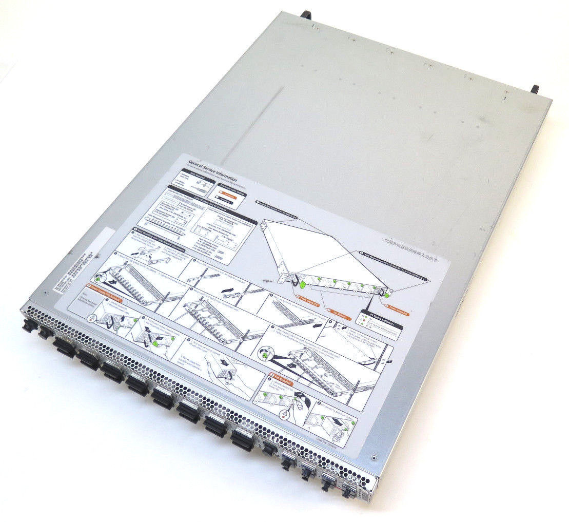 Sun Oracle 72 Port 10GbE Network Switch E27269-11 7067545 w/ New Rack Kit