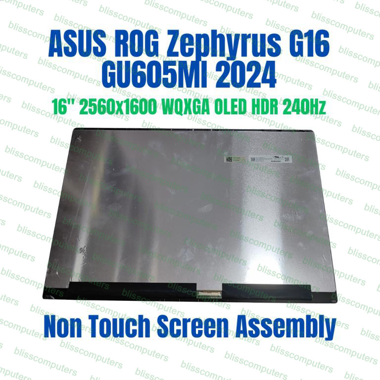 ATNA60DL01-0 16" OLED Screen Laptop AMOLED Display QHD 2560x1600 240Hz Non Touch