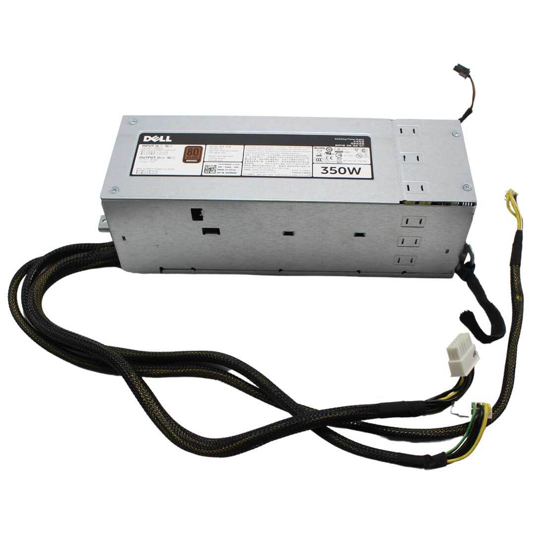 For Dell T330 T340 350W Power Supply With Cable AC350E-S0 D350E-S0 HMNXX V13CW
