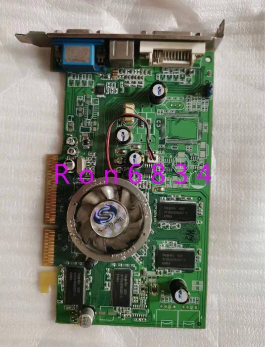 1pc used ATI Radeon 9550 128M AGP graphics card