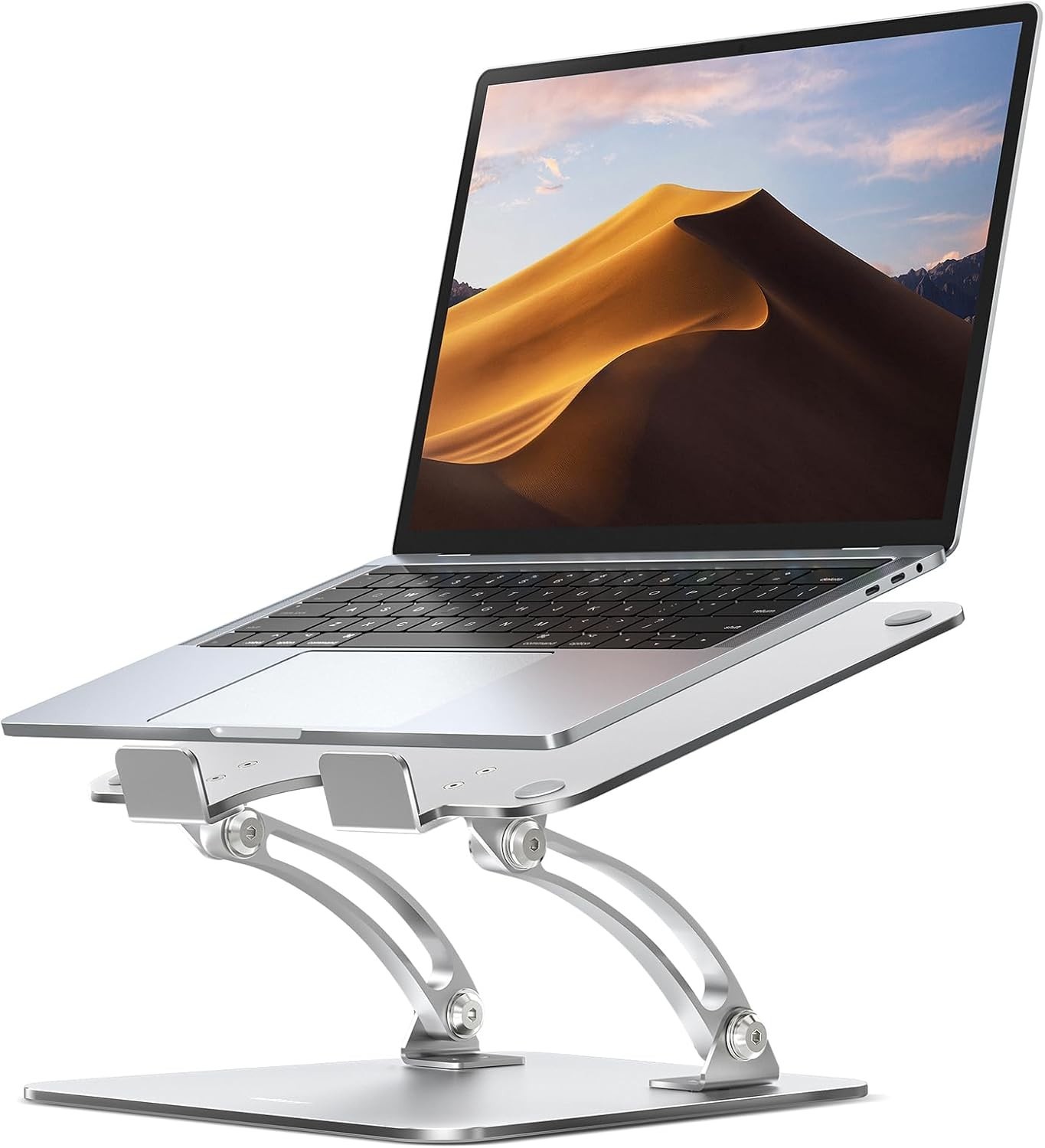 Nulaxy Adjustable Laptop Stand 10-16 Inch Foldable Ergonomic Riser