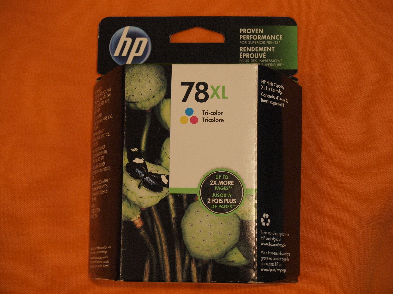 Genuine OEM HP 78XL High Capacity Color Ink Cartridge Expired 2013
