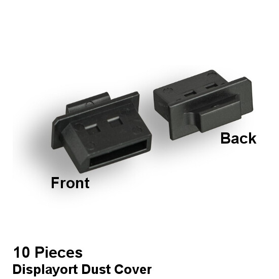 KNTK 10x Units DisplayPort Anti-Dust Cover w/ Handle Hard Plastic for DP socket