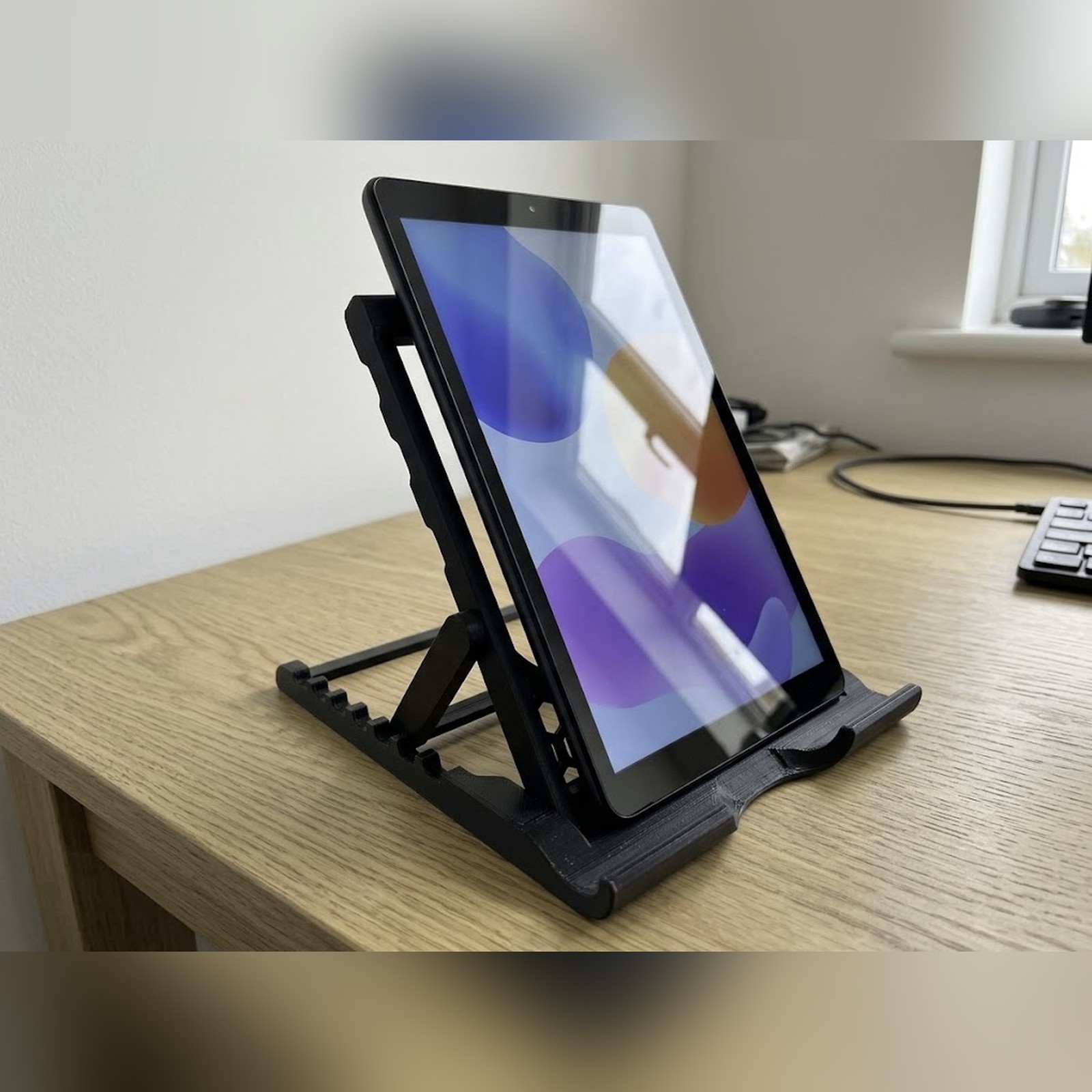 Adjustable Tablet Stand for iPad Phone Holder Desk Foldable Kitchen Recipe Stand