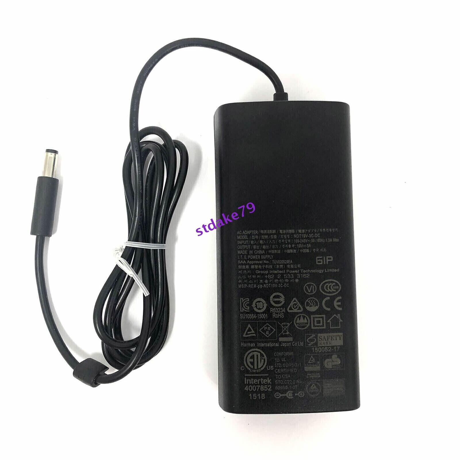 Original OEM JBL Xtreme2 Portable Bluetooth Speaker NDT19V-3C-DC 19V Adapter New