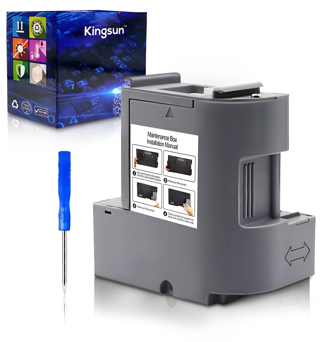 KSUMEI T04D100 EP-04D1 Ink Maintenance Box Compatible with ET-3710 ET-3750 ET-37